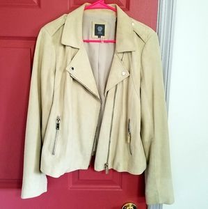 Vince Suede Moto Jacket